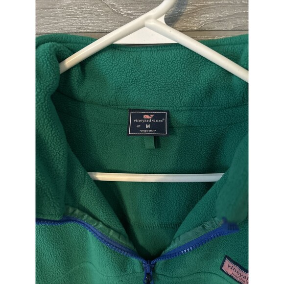 vineyard vines shep shirt Pullover Size Medium Green and Blue Great Condition - Picture 2 of 6